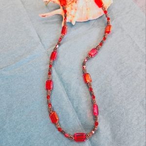💥Red AB Beaded Necklace